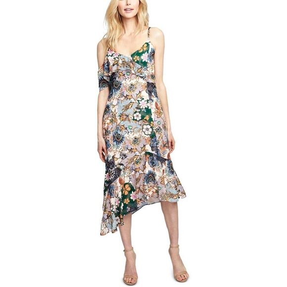 Rachel Roy Womens Ruffled Asymmetrical Dress, Pink, 2 NWT - Picture 1 of 2